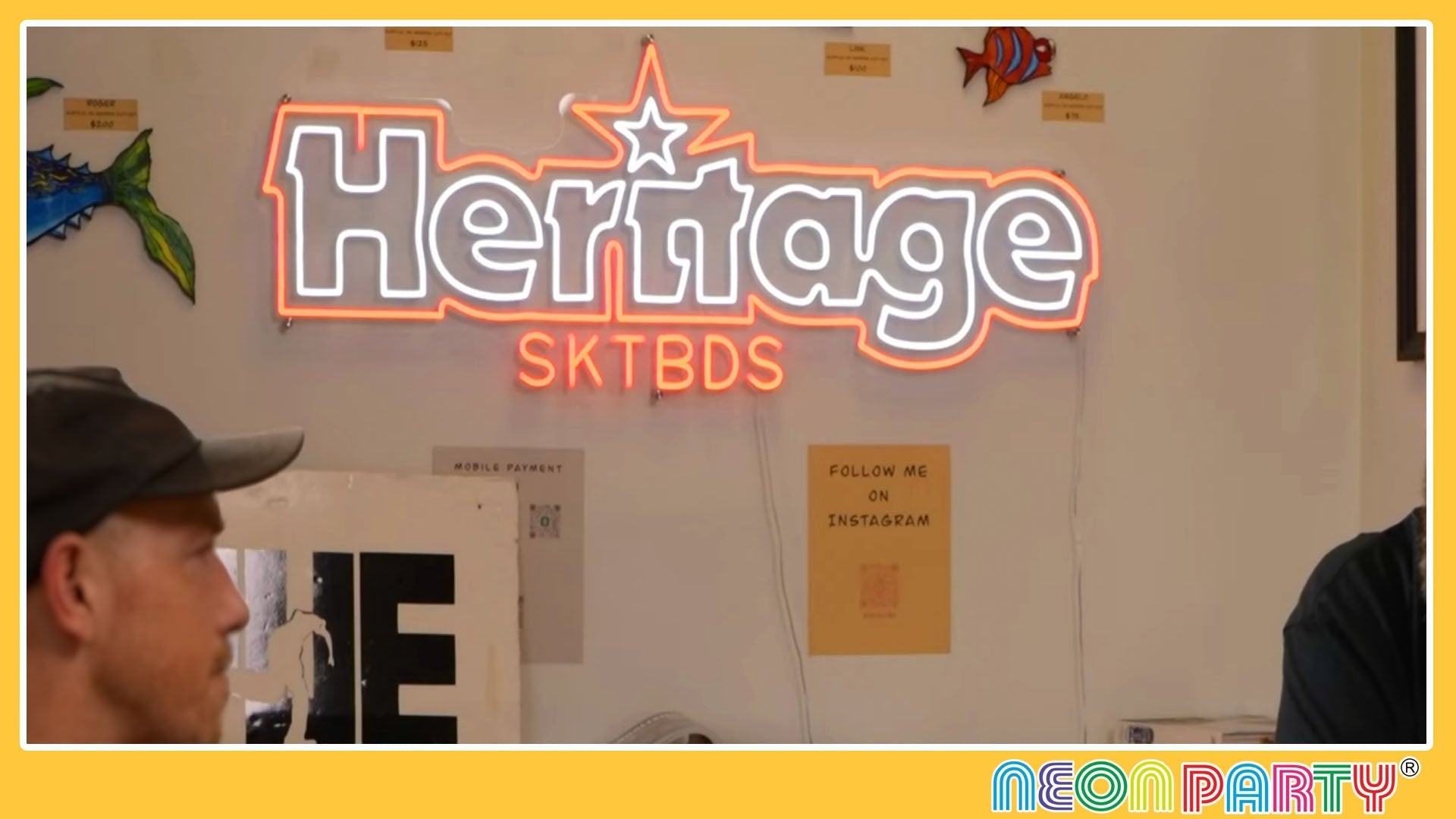 Neonpartys®UK_Custom a personalized logo neon for your studio or shop