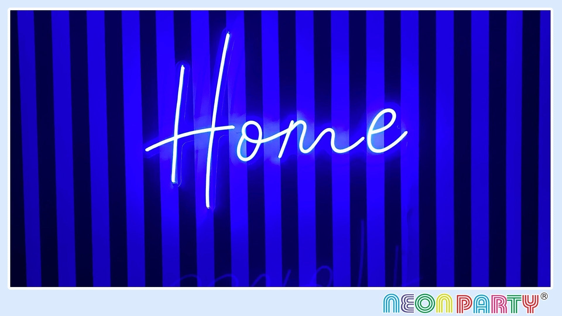 Neonpartys®UK client Case Feedback_Custom text “home” neon signs