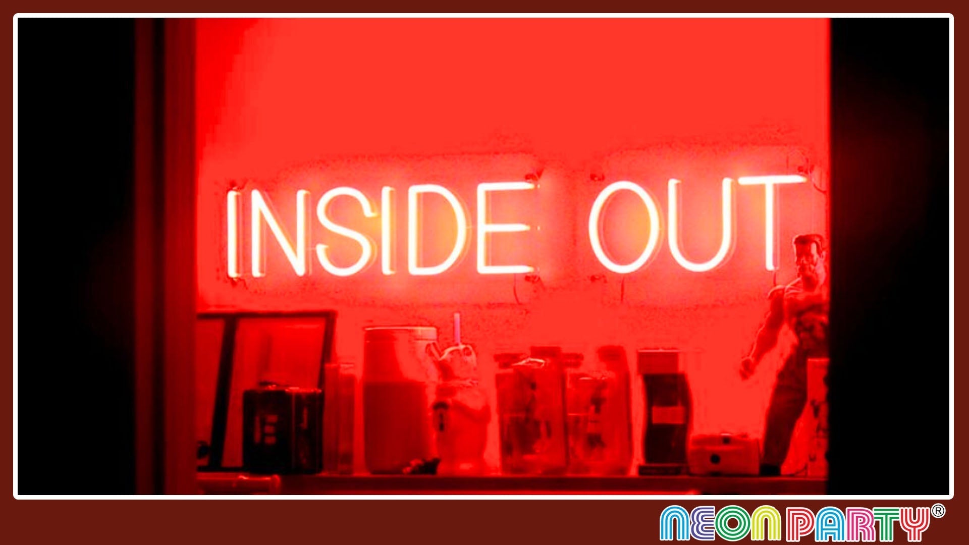 Neonparty® UK_Custom brand text neon art light up clothing shop