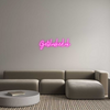 Custom neon sign Getslushed.uk