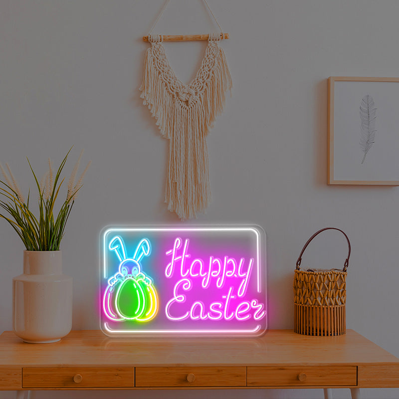 Happy Easter neon sign