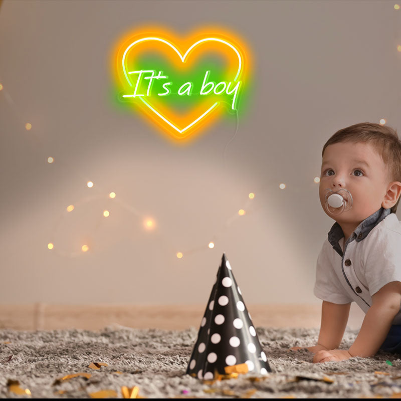 it's a boy neon light sign for kids room-NEONPARTY