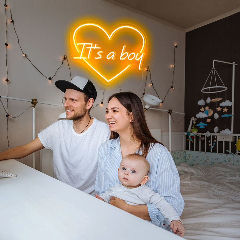 it's a boy neon light sign for kids room-NEONPARTY