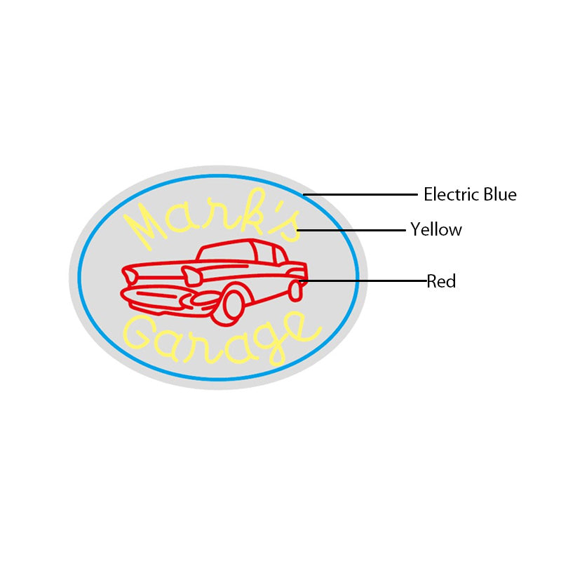 Personalisable Garage Neon Sign