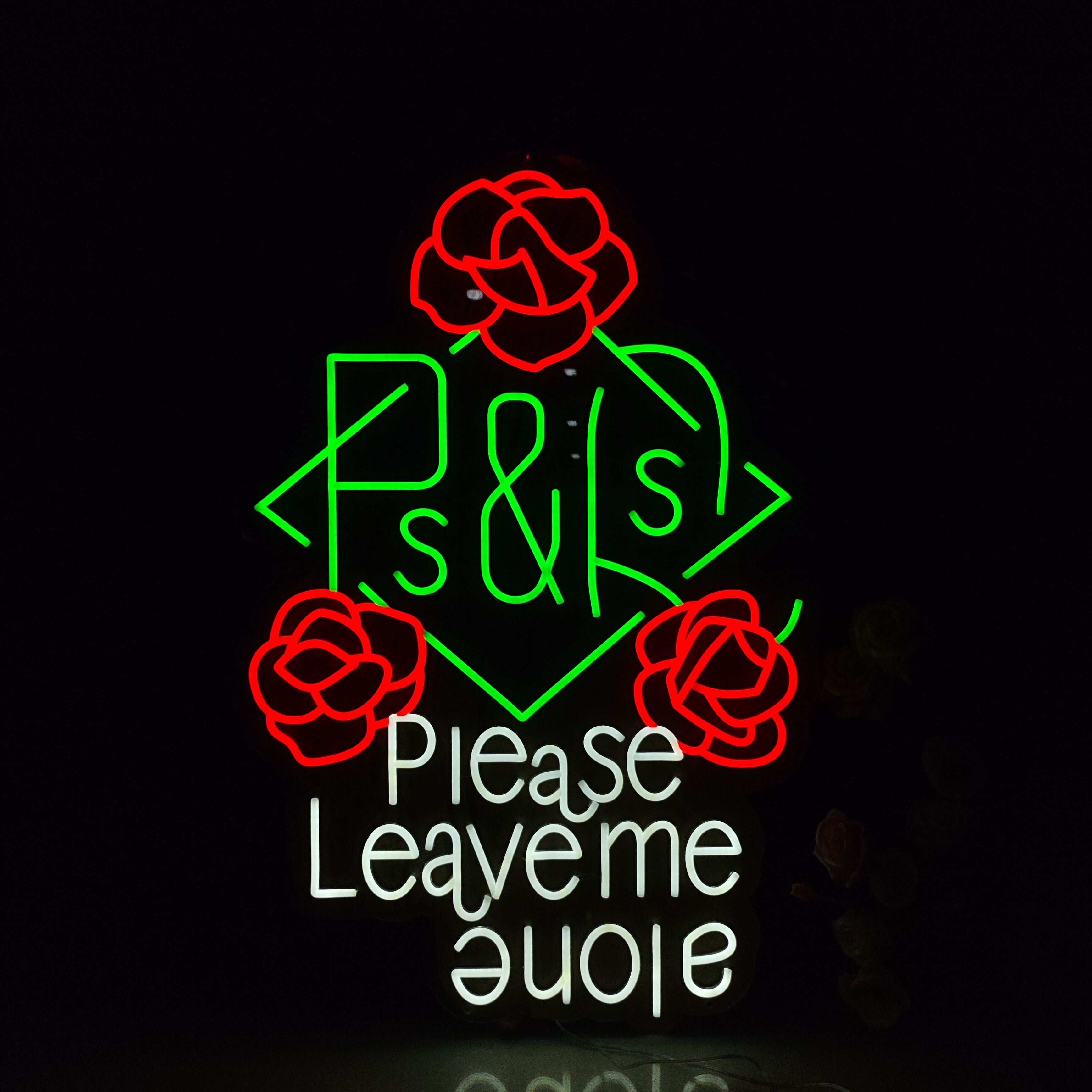 Please Leave Me Alone Neon Sign