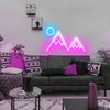 Sunrise and Mountains Neon Sign