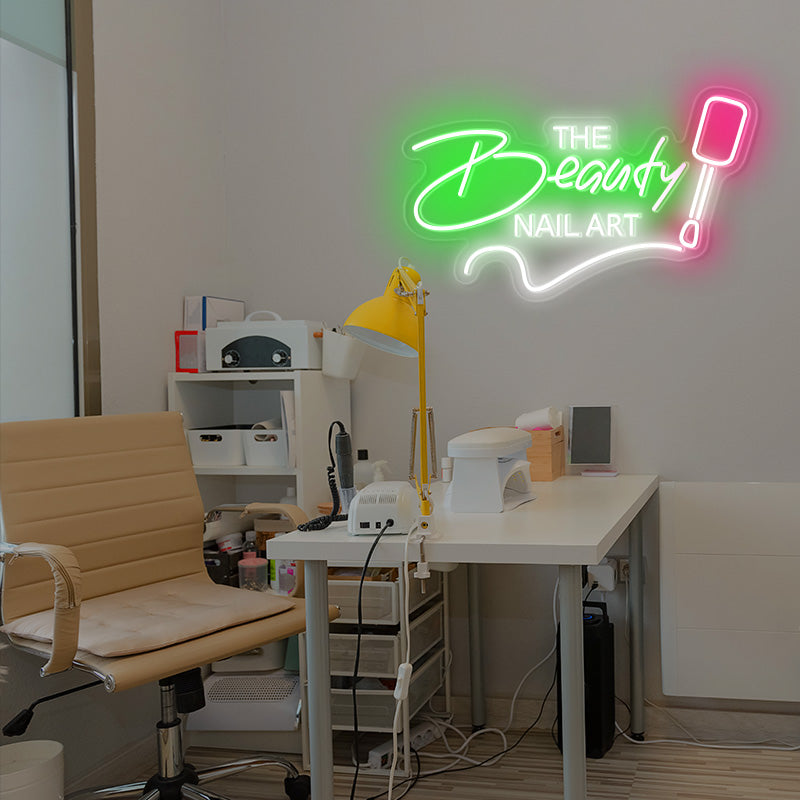 Nail Salon Neon Wall Art