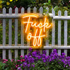 Fuck Off LED neon light sign