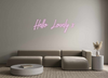 Custom neon sign Hello Lovely x