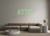 Custom neon sign Attic