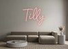 Custom neon sign Tilly