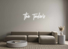 Custom neon sign The Taylor's