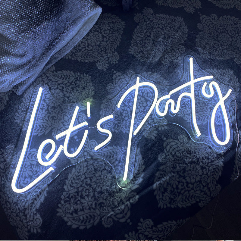 Let's Party neon light