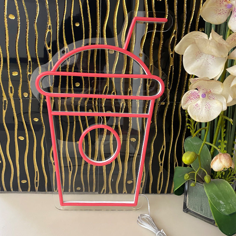 Coke Cup Neon Sign