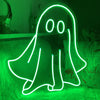 Green Ghost led Neon lights - neonpartys.co.uk
