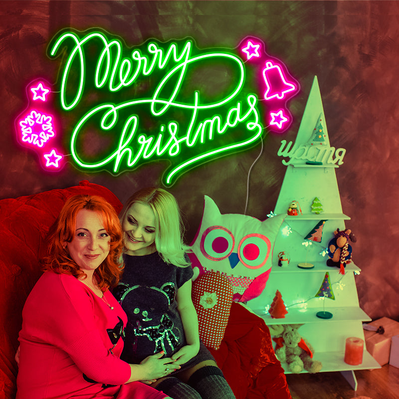 Merry Christmas led neon sign - neonpartys.co.uk
