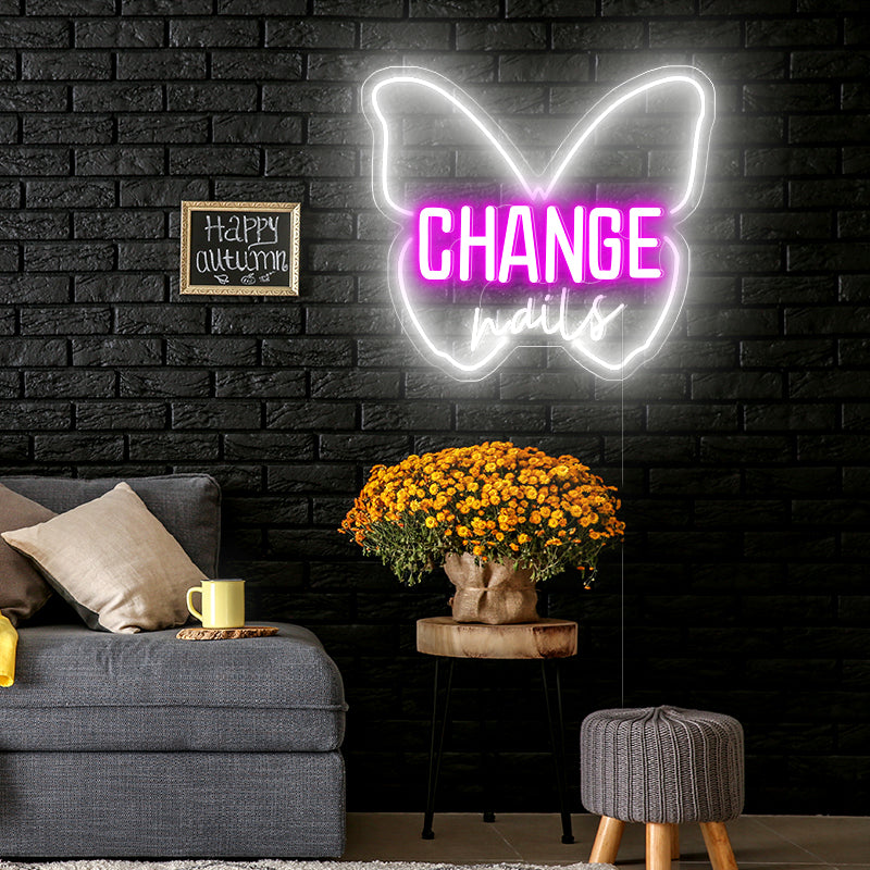 Butterfly design neon - neonpartys.co.uk