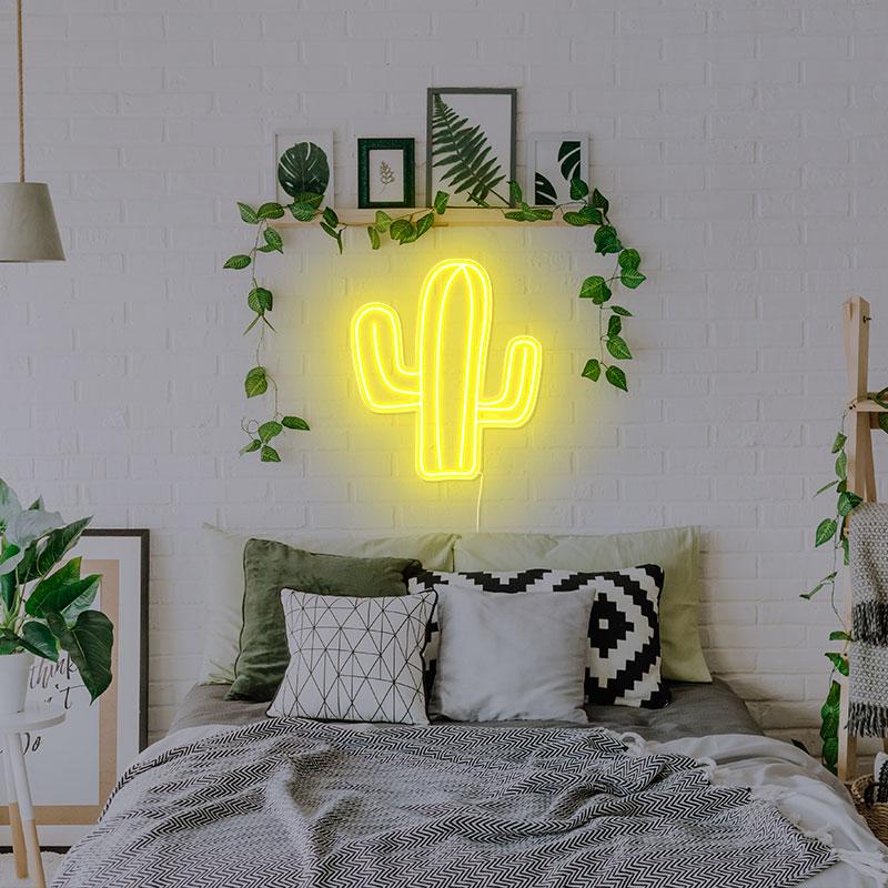 Cactus neon lamp - neonpartys.co.uk