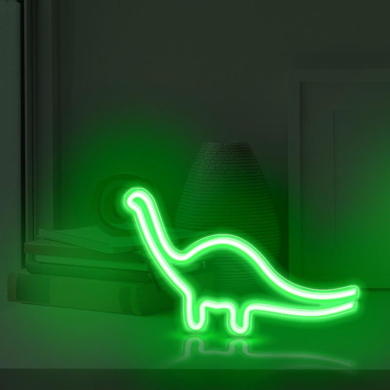 Dinosaur led neon signs - neonpartys.co.uk