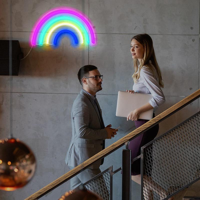 Rainbow led lights - neonpartys.co.uk