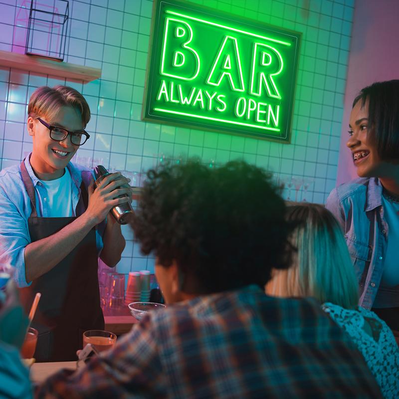 welcome bar signs - neonpartys.co.uk