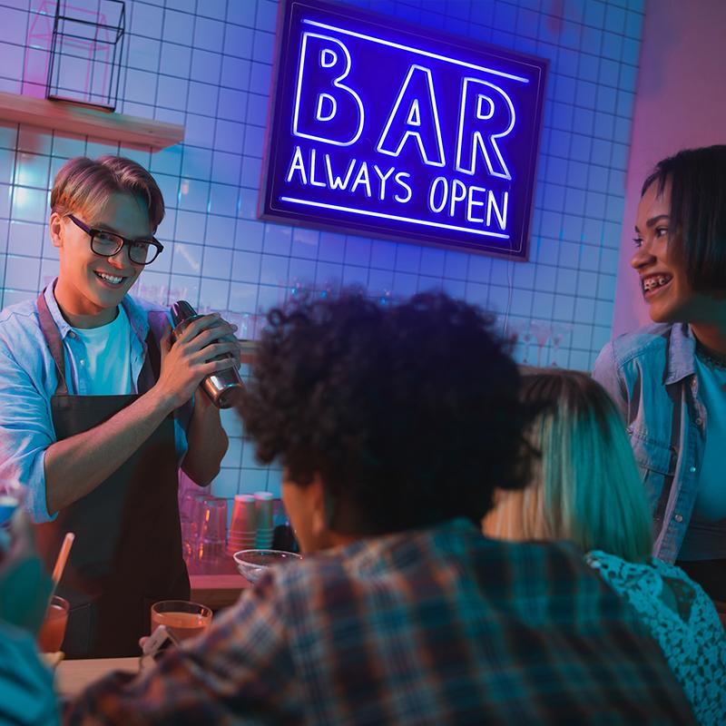 welcome bar signs - neonpartys.co.uk