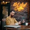 cafes neon sign - neonpartys.co.uk