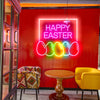 Happy Easter& eggs neon sign