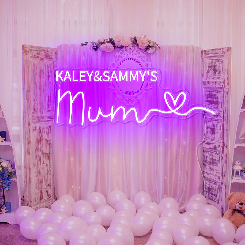 Kaley&Sammy's MUM neon