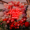 Love you mum neon light