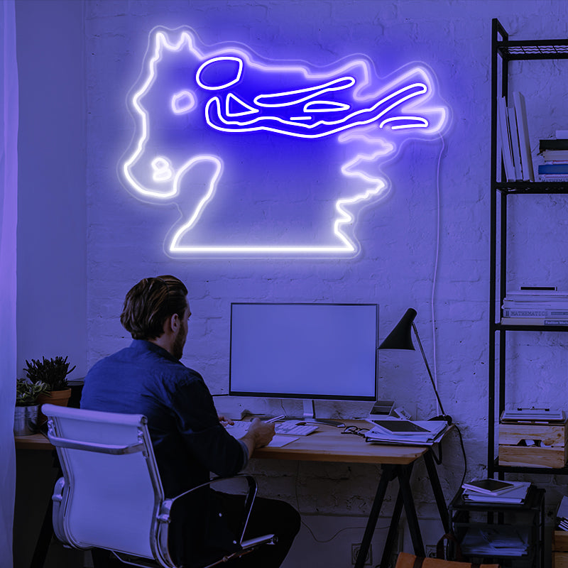 Personalized horse neon lights - neonpartys.co.uk