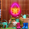 Easter bowknot& eggs neon