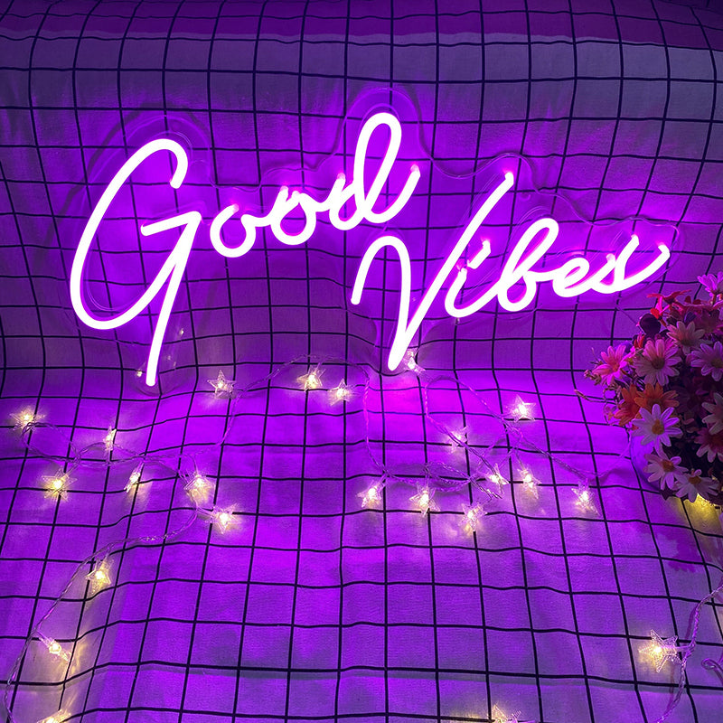 Good vibes neon sign UK