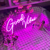 Good vibes neon sign UK