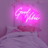 Good vibes neon sign UK