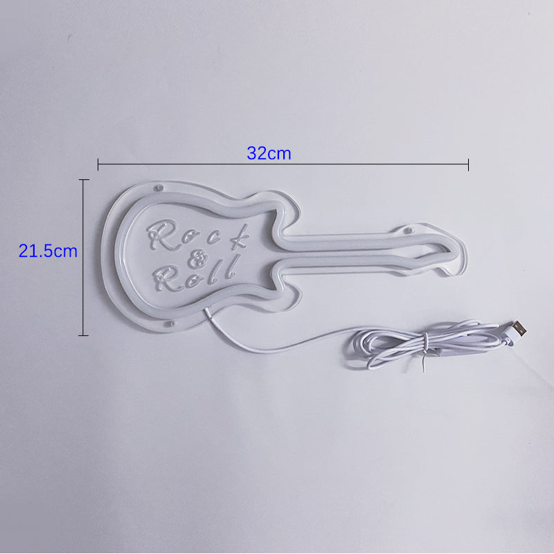 Guitar Neon lights - neonpartys.co.uk