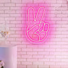 Peace Hand Neon Sign - neonpartys.co.uk