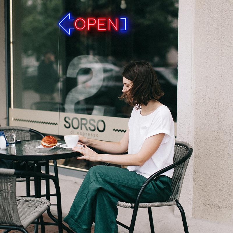 Open neon Lights - neonpartys.co.uk